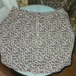So brand Leopard Skater Skirt 2X